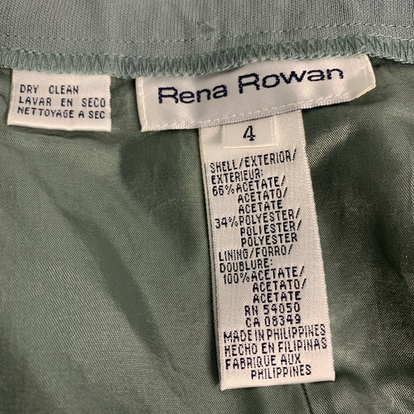 Rena Rowan 2 piece Set Sz 4 - Picture 7 of 8